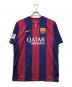 NIKE（ナイキ）の古着「2014-2015 FCバルセロナ オーセンティック ゲームシャツ」｜ネイビー×ボルドー