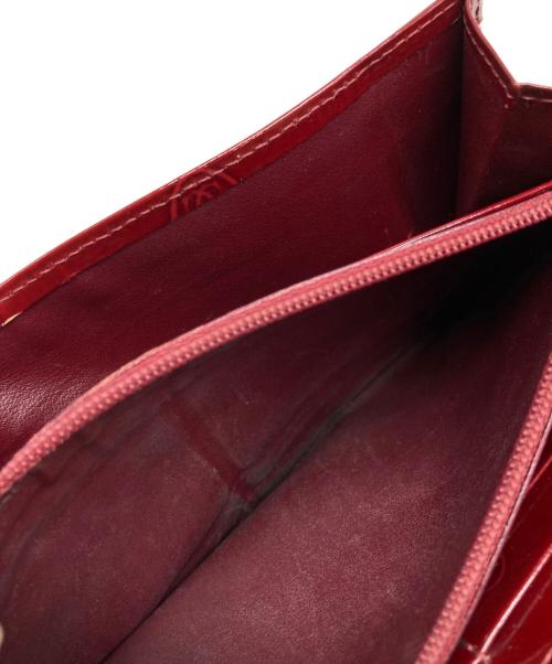 Cartier（カルティエ）Cartier (カルティエ) ハッピーバースデー フラップロングウォレット レッド サイズ:下記参照の古着・服飾アイテム