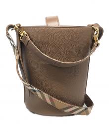BURBERRY（バーバリー）の古着「スモールバケットバッグ」｜ブラウン