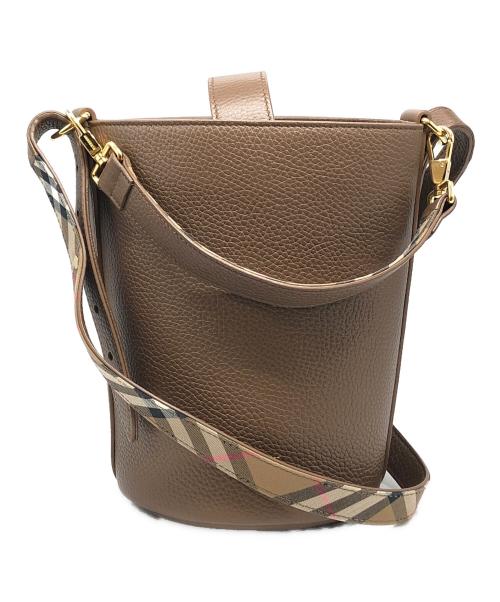 BURBERRY（バーバリー）BURBERRY (バーバリー) スモールバケットバッグ ブラウン サイズ:下記参照の古着・服飾アイテム