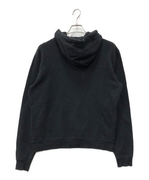 Saint Laurent Paris（サンローランパリ）Saint Laurent Paris (サンローランパリ) ロゴプリントプルオーバーパーカー ブラック サイズ:Lの古着・服飾アイテム