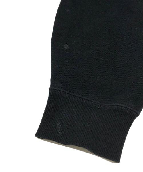 Saint Laurent Paris（サンローランパリ）Saint Laurent Paris (サンローランパリ) ロゴプリントプルオーバーパーカー ブラック サイズ:Lの古着・服飾アイテム