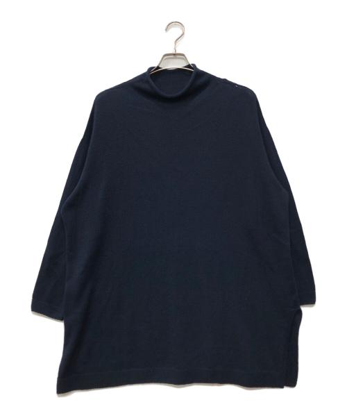 45R（フォーティファイブ・アール）45R (フォーティファイブ・アール) ローゲージ超ガーゼのチュニック ネイビー サイズ:下記参照の古着・服飾アイテム