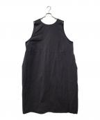 nest Robeネストローブ）の古着「超撥水バックVネックノースリーブワンピース」｜グレー