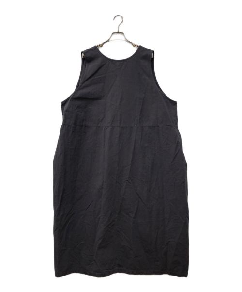 nest Robe（ネストローブ）nest Robe (ネストローブ) 超撥水バックVネックノースリーブワンピース グレー サイズ:Fの古着・服飾アイテム