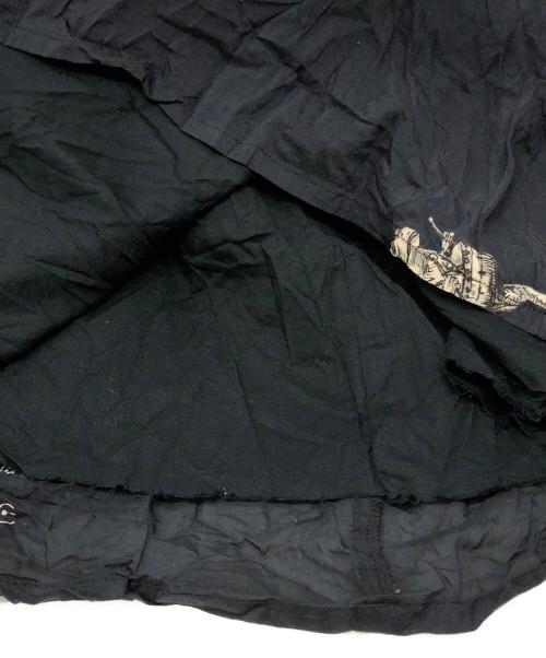 pas de calais（パドカレ）pas de calais (パドカレ) animal concertプリント スカート ネイビー サイズ:36の古着・服飾アイテム