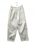 ATONエイトン）の古着「HAND DYED NYLON OVER PANTS」｜ホワイト