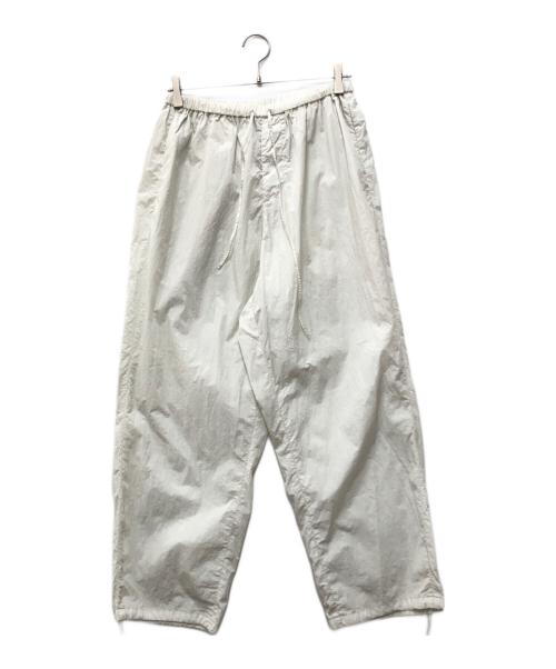 ATON（エイトン）ATON (エイトン) HAND DYED NYLON OVER PANTS ホワイト サイズ:00の古着・服飾アイテム