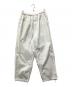 ATON（エイトン）の古着「HAND DYED NYLON OVER PANTS」｜ホワイト