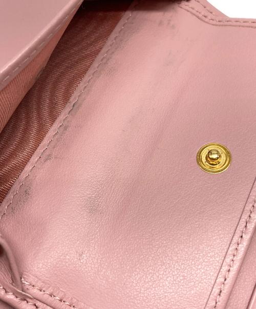 PRADA（プラダ）PRADA (プラダ) 2つ折り財布 グレー×ピンク サイズ:下記参照の古着・服飾アイテム