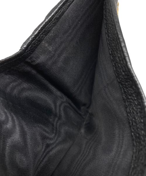 MIU MIU（ミュウミュウ）MIU MIU (ミュウミュウ) 2つ折り財布 ブラック サイズ:下記参照の古着・服飾アイテム