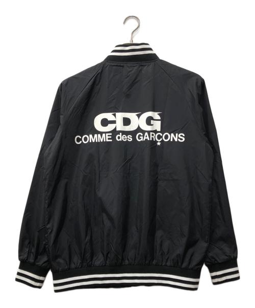 CDG（シーディージー）CDG (シーディージー) Varsity Jacket ブラック サイズ:Lの古着・服飾アイテム