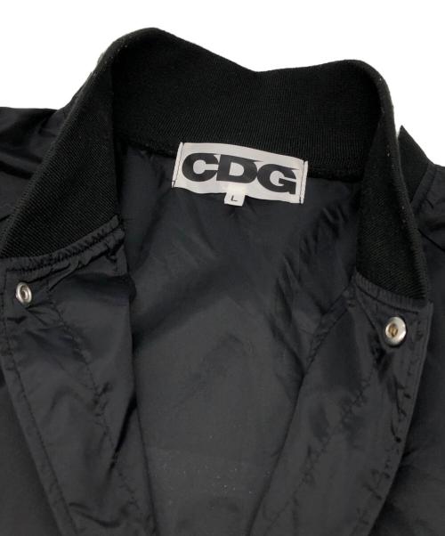 CDG（シーディージー）CDG (シーディージー) Varsity Jacket ブラック サイズ:Lの古着・服飾アイテム