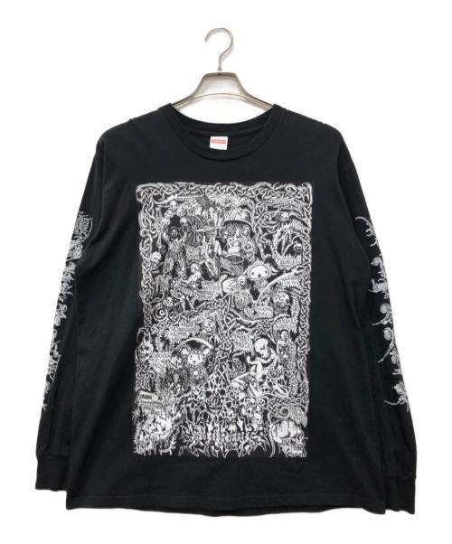 SUPREME（シュプリーム）Supreme (シュプリーム) Wombat L/S Tee ブラック サイズ:Lの古着・服飾アイテム