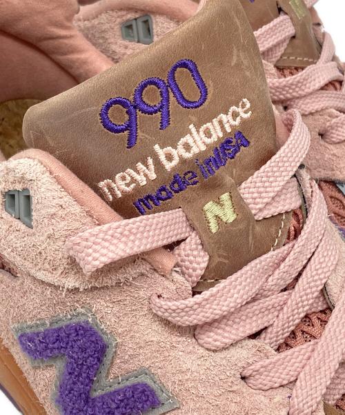 NEW BALANCE（ニューバランス）NEW BALANCE (ニューバランス) Salehe Bembury (サリーベンバリー) M990SB2 ピンク サイズ:27cmの古着・服飾アイテム