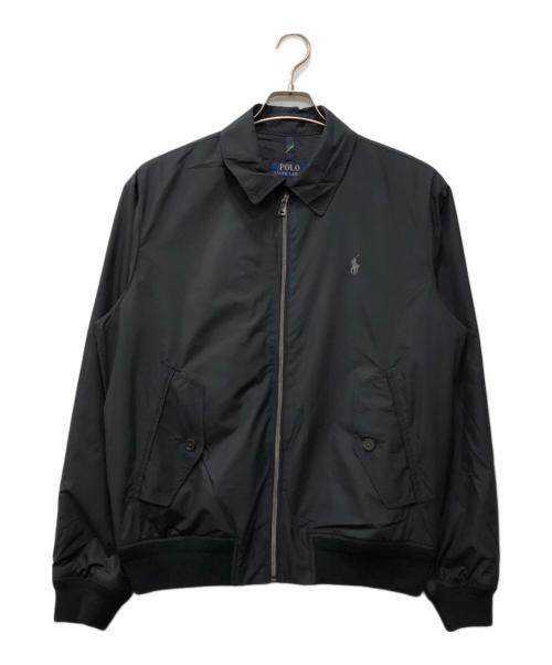 POLO RALPH LAUREN（ポロ・ラルフローレン）POLO RALPH LAUREN (ポロ・ラルフローレン) ナイロンスイングトップ ブラック サイズ:Mの古着・服飾アイテム