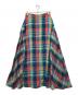 POLO RALPH LAUREN (ポロ・ラルフローレン) マドラスチェックリネンスカート マルチカラー サイズ:00：10000円