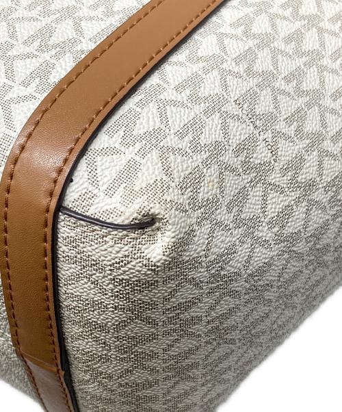 MICHAEL KORS（マイケル・コース）MICHAEL KORS (マイケル・コース) シグネチャートートバッグ ベージュ サイズ:下記参照の古着・服飾アイテム