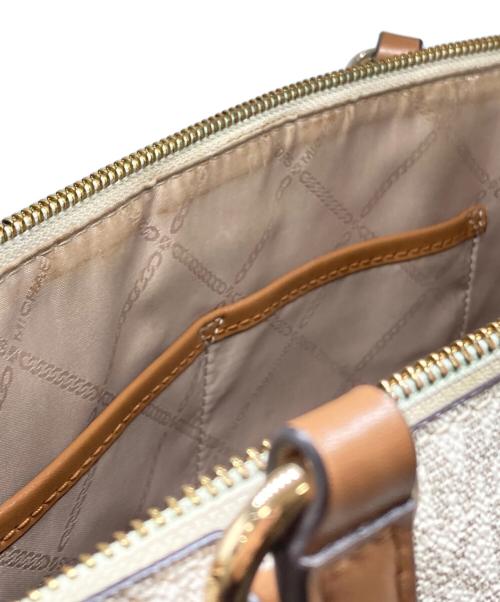 MICHAEL KORS（マイケル・コース）MICHAEL KORS (マイケル・コース) シグネチャートートバッグ ベージュ サイズ:下記参照の古着・服飾アイテム