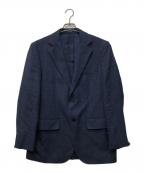 J.PRESSジェイプレス）の古着「フレーキーシルクリネン ジャケット」｜ネイビー