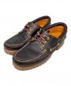 Timberlandティンバーランド）の古着「Authentics 3 Eye Classic Lug  デッキシューズ」｜ブラウン