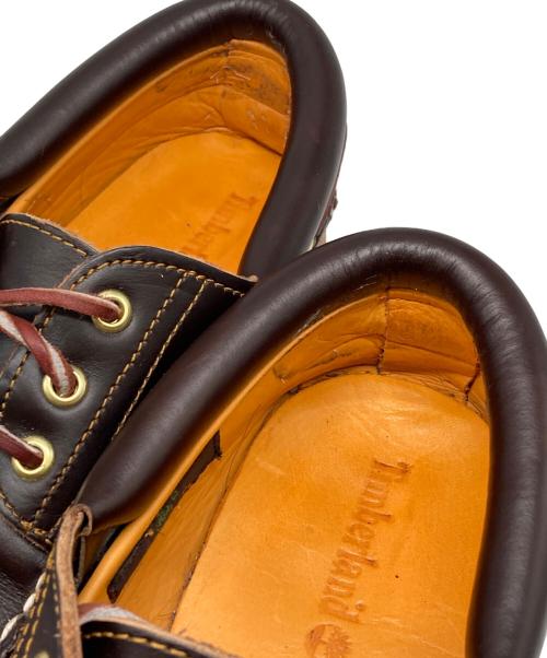 Timberland（ティンバーランド）Timberland (ティンバーランド) Authentics 3 Eye Classic Lug  デッキシューズ ブラウン サイズ:26の古着・服飾アイテム