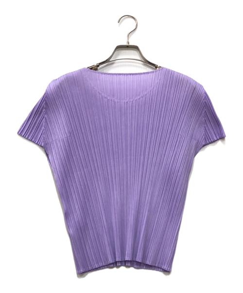 PLEATS PLEASE（プリーツプリーズ）PLEATS PLEASE (プリーツプリーズ) プリーツカットソー パープル サイズ:3の古着・服飾アイテム