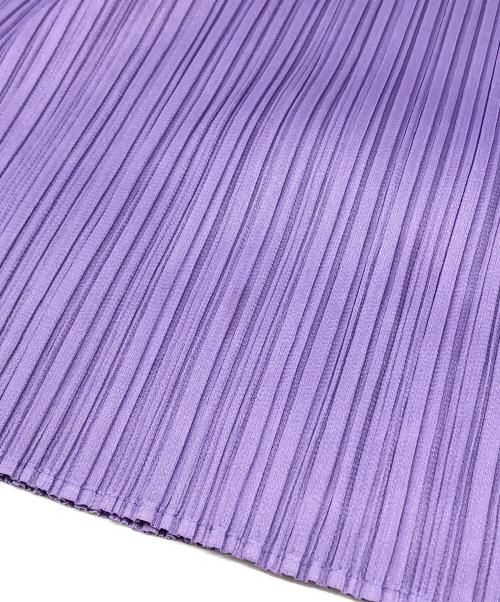 PLEATS PLEASE（プリーツプリーズ）PLEATS PLEASE (プリーツプリーズ) プリーツカットソー パープル サイズ:3の古着・服飾アイテム