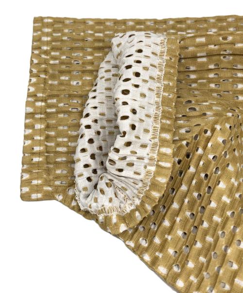 PLEATS PLEASE（プリーツプリーズ）PLEATS PLEASE (プリーツプリーズ) プリーツワンピース ベージュ サイズ:3の古着・服飾アイテム