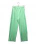 PLEATS PLEASE（プリーツプリーズ）の古着「プリーツパンツ」｜黄緑