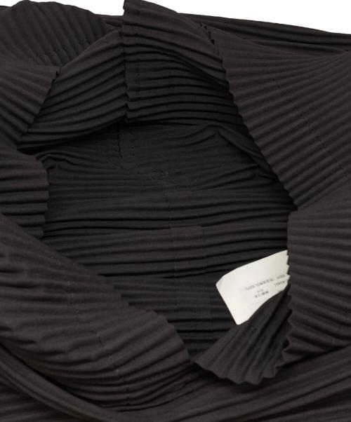 HOMME PLISSE ISSEY MIYAKE（オム プリッセ イッセイ ミヤケ）HOMME PLISSE ISSEY MIYAKE (オム プリッセ イッセイ ミヤケ) プリーツバッグ チャコールグレー サイズ:下記参照の古着・服飾アイテム