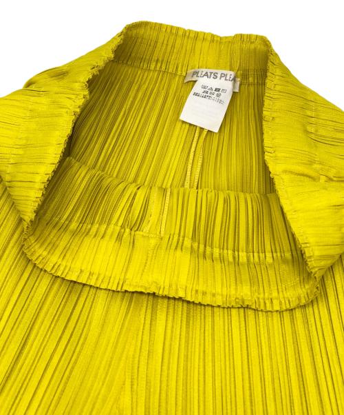 PLEATS PLEASE（プリーツプリーズ）PLEATS PLEASE (プリーツプリーズ) プリーツパンツ イエロー サイズ:4の古着・服飾アイテム