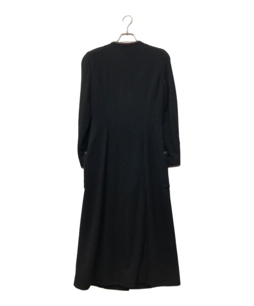 CHANEL（シャネル）CHANEL (シャネル) ココマークボタンロングコート ブラック サイズ:38の古着・服飾アイテム