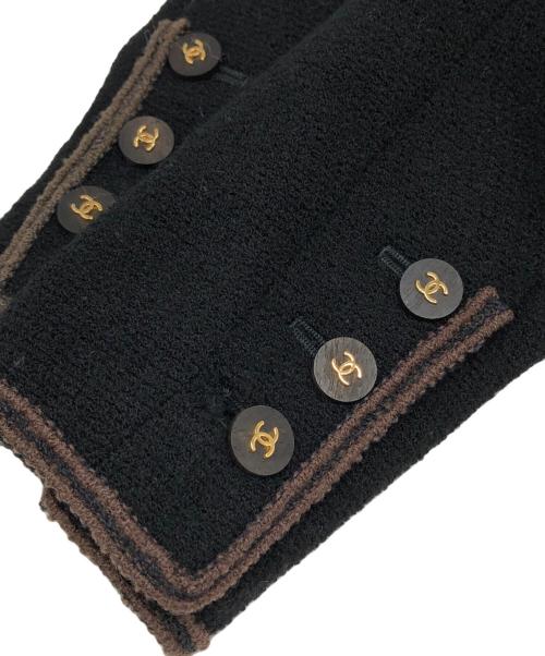 CHANEL（シャネル）CHANEL (シャネル) ココマークボタンロングコート ブラック サイズ:38の古着・服飾アイテム