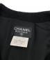 中古・古着 CHANEL (シャネル) ココマークボタンロングコート ブラック サイズ:38：180000円