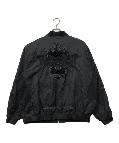 Aape BY A BATHING APE（エーエイプ バイ アベイシングエイプ）AAPE BY A BATHING APE (エーエイプ バイ アベイシングエイプ) ライトウェイトジャケット ブラック サイズ:Lの古着・服飾アイテム