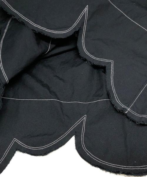 BLACK COMME des GARCONS（ブラックコムデギャルソン）BLACK COMME des GARCONS (ブラックコムデギャルソン) 半袖ラウンドカラーシャツ ブラック サイズ:Sの古着・服飾アイテム