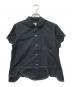 BLACK COMME des GARCONS（ブラックコムデギャルソン）の古着「半袖ラウンドカラーシャツ」｜ブラック