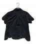 BLACK COMME des GARCONS (ブラックコムデギャルソン) 半袖ラウンドカラーシャツ ブラック サイズ:S：10000円