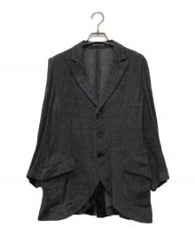 yohji yamamoto+noir（ヨウジヤマモトプリュスノアール）の古着「3Bジャケット」｜グレー