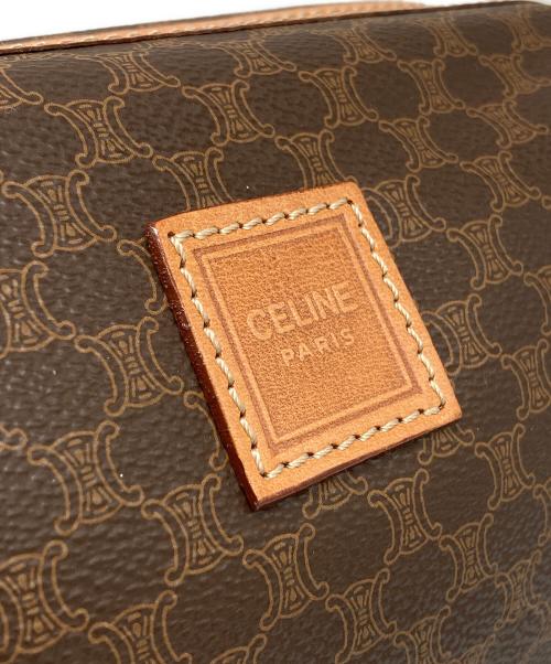 CELINE（セリーヌ）CELINE (セリーヌ) マカダム柄コスメポーチ ブラウン サイズ:下記参照の古着・服飾アイテム