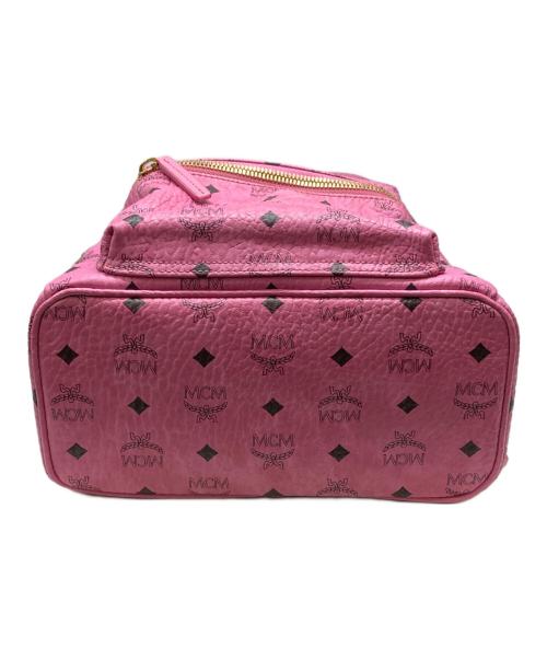 MCM（エムシーエム）MCM (エムシーエム) モノグラム スタッズバックパック ピンク サイズ:下記参照の古着・服飾アイテム