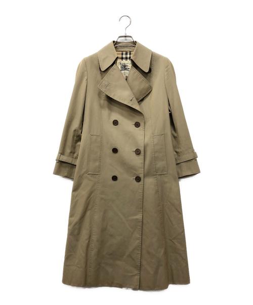 Burberry's（バーバリーズ）Burberry's (バーバリー) ノバチェックライニングトレンチコート ベージュ サイズ:Sの古着・服飾アイテム