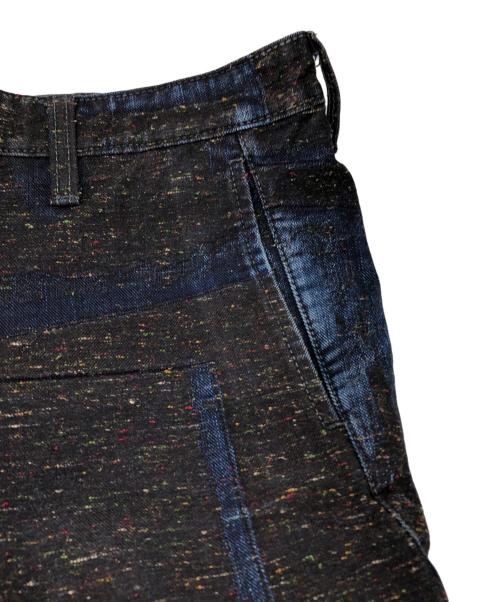 ISSEY MIYAKE MEN（イッセイミヤケメン）ISSEY MIYAKE MEN (イッセイミヤケメン) ジャガードパンツ ネイビー サイズ:2の古着・服飾アイテム
