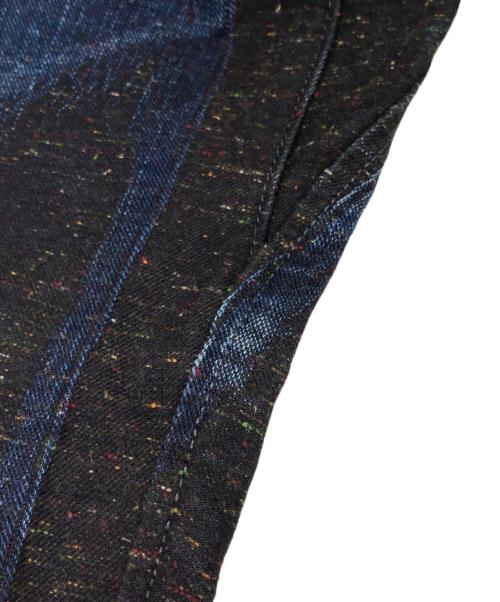 ISSEY MIYAKE MEN（イッセイミヤケメン）ISSEY MIYAKE MEN (イッセイミヤケメン) ジャガードパンツ ネイビー サイズ:2の古着・服飾アイテム