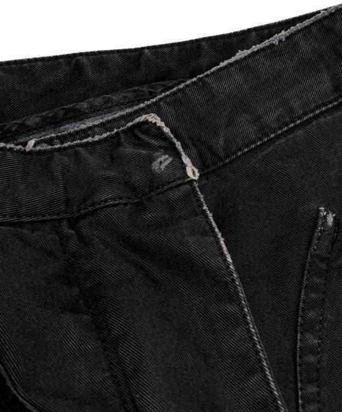 MM6 Maison Margiela（エムエムシックスメゾンマルジェラ）MM6 Maison Margiela (エムエムシックスメゾンマルジェラ) ジップアップミリタリースカート ブラック サイズ:38の古着・服飾アイテム