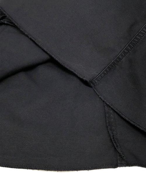 MM6 Maison Margiela（エムエムシックスメゾンマルジェラ）MM6 Maison Margiela (エムエムシックスメゾンマルジェラ) ジップアップミリタリースカート ブラック サイズ:38の古着・服飾アイテム