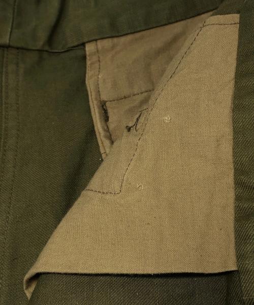 French Army（フランス軍）French Army (フランス軍) 前期 Ｍ-47 カーゴパンツ オリーブ サイズ:37の古着・服飾アイテム