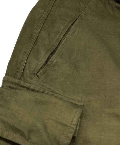 French Army（フランス軍）French Army (フランス軍) 前期 Ｍ-47 カーゴパンツ オリーブ サイズ:37の古着・服飾アイテム