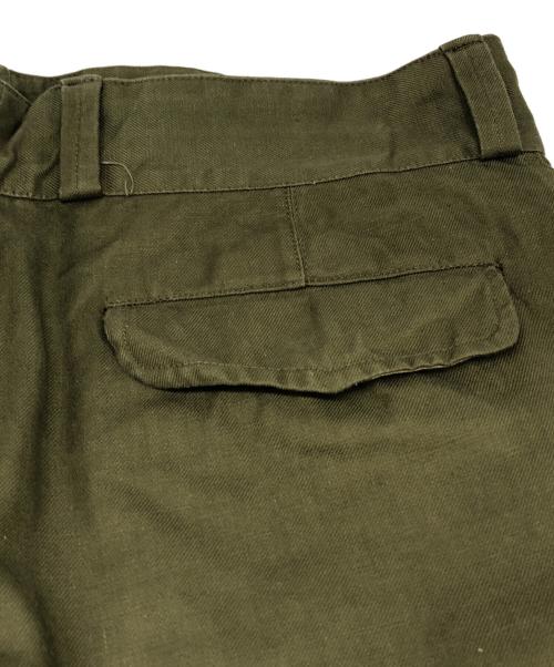French Army（フランス軍）French Army (フランス軍) 前期 Ｍ-47 カーゴパンツ オリーブ サイズ:37の古着・服飾アイテム